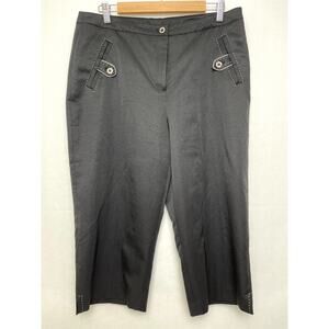 Lana Lee Lot 102 Crop Pants Black Womens 14
